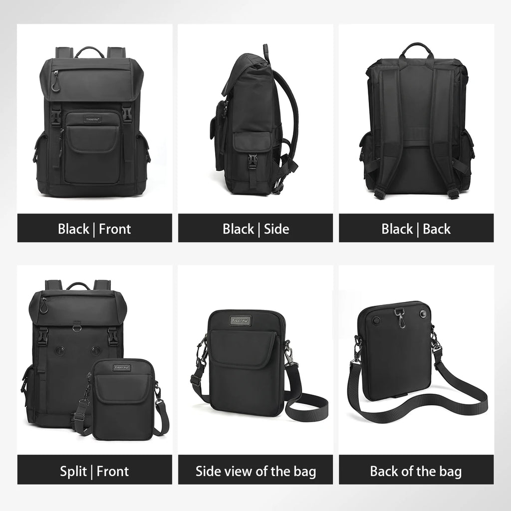 Tigernu Casual Backpack Men's Travel Backpack Bags For Laptop 15.6‘’ Fashion School Backpack Male Commuting Backpack Schoolbag