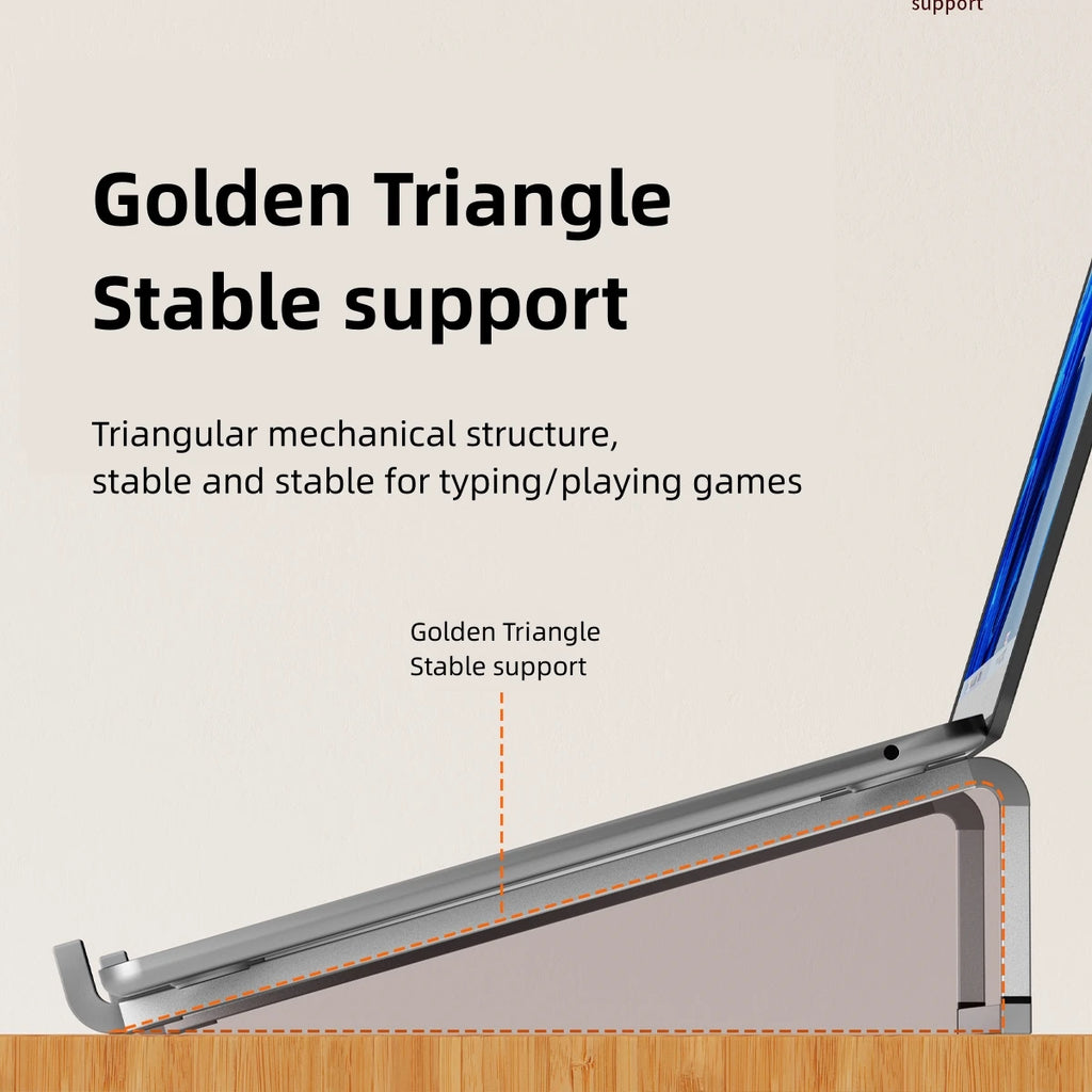 Laptop Stand For Macbook Folding Adjustable Aluminum Computer Pc Tablet Stand Notebook Tablelaptop Holder Heat Dissipation