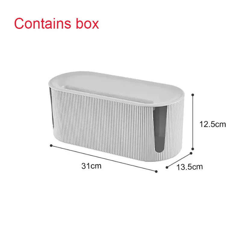 Nordic Plug Board Storage Box Cable Wire Organizer Case Socket Wireless WiFi Router Bracelet Desktop Data Line Plug Holder Shelf