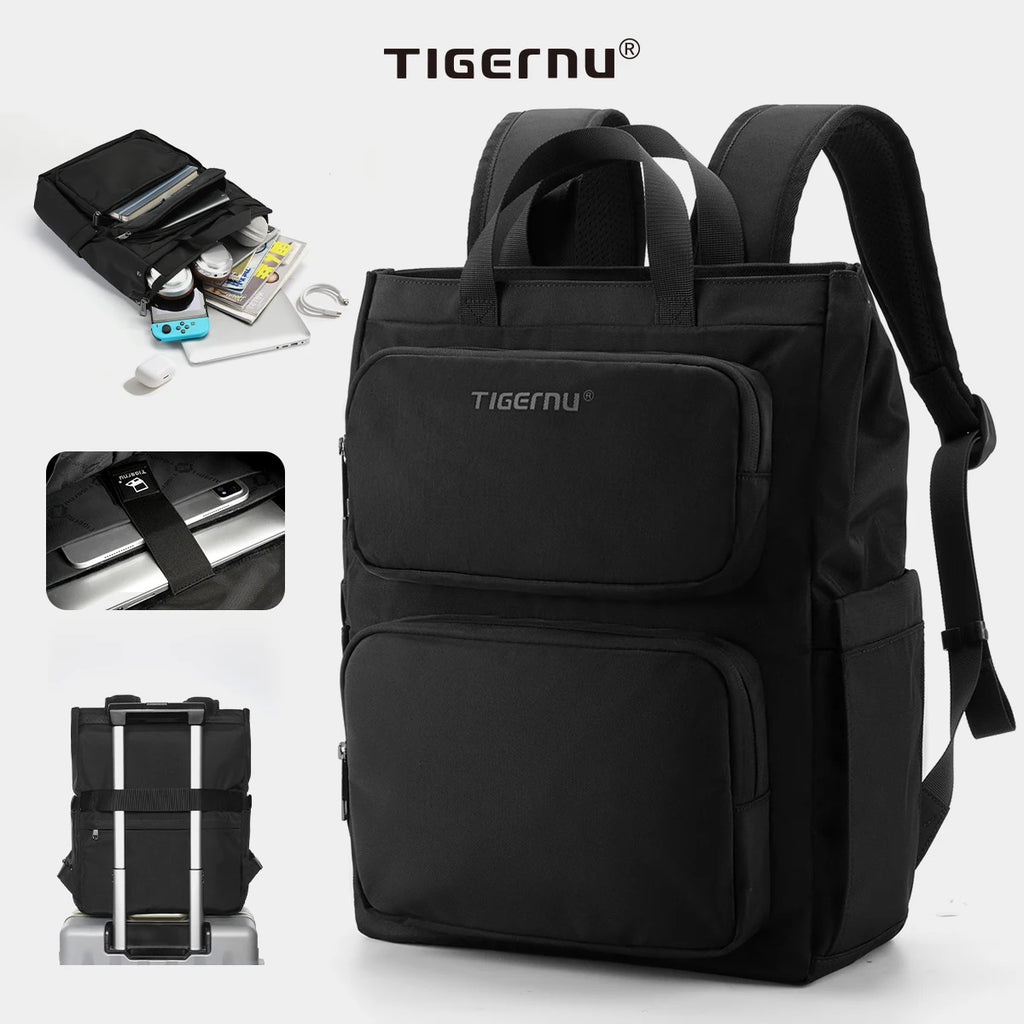 Tigernu Women Backpacks Fashion School Backpack Girls Bags 15.6'' Laptop Backpack For Women Bags Outdoor Knapsack Female Handbag