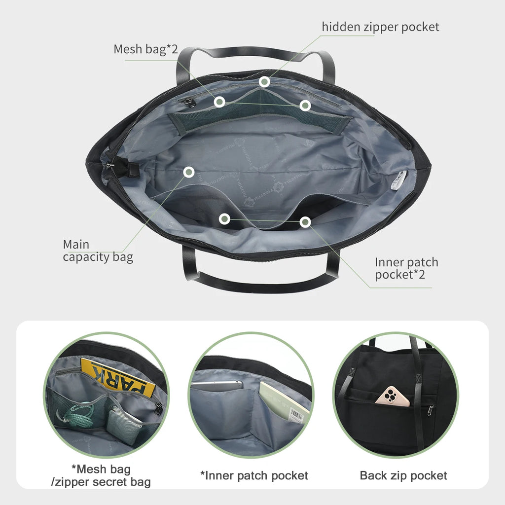 Tigernu Women Tote Bag Female Handbag Girls Shoulder Bags Commuting Sling Bag Women's Bags 14 15.6inch Laptop Bags For Girls