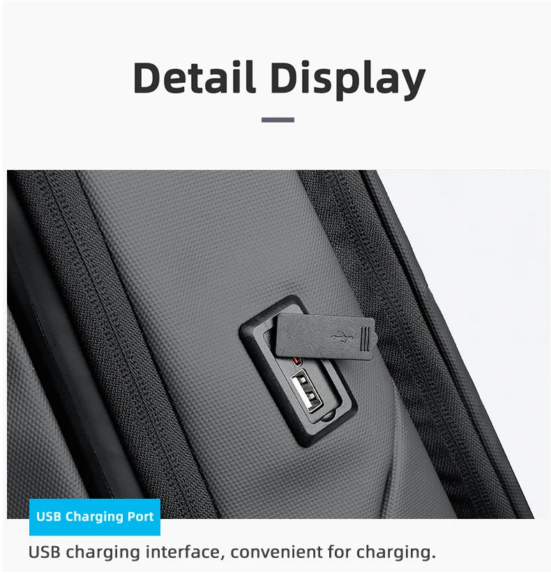 HK Travel Business Backpack for Men Large Capacity 17 Inch Laptop Backpack Multifunctional Anti-Theft Backpack Weekender Daypack