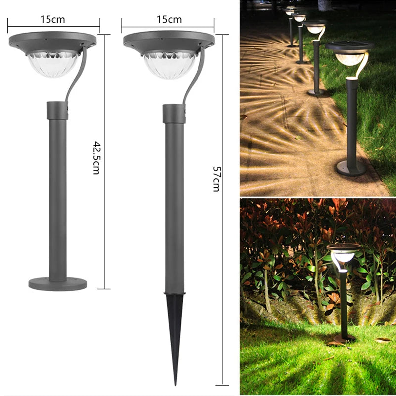 Solar Pathway Lights Outdoor Waterproof Super Bright Path Lights for Garden Backyard Walkway Driveway Decor Solar Landscape Lamp