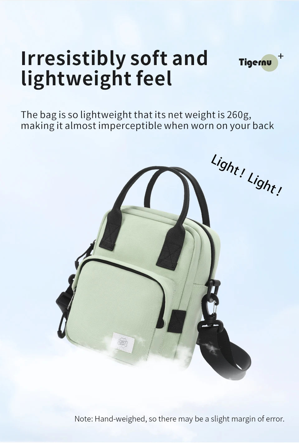 Tigernu Women Shoulder Bags Mini Handbag For Girls Crossbody Bag Female Messenger Bags Multi-color Pack Lightweight Bags Women