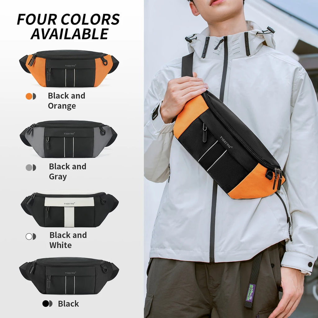 Tigernu Chest Bag For Men Fashion Shoulder Bag Multi-colors Bags Male Sling Bag Crossbody For Women Messenger Bags Boy Mini Bags