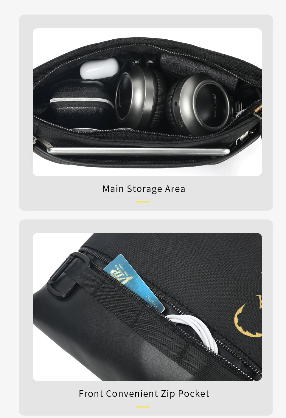 Tigernu Chinese Style Crossbody Bags For Men 9.7inch Tablet Shoulder Bags Mini Light-weight Travel Bags For Men Dragon Series