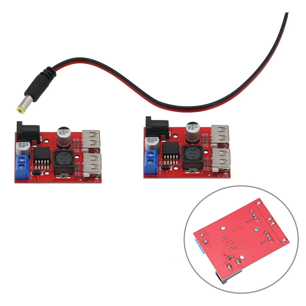 Solar Controller Charger 3A Dual USB Output Module With Automatic Charging Board For 6V-40V DC Solar Panels And USB 5V Devices