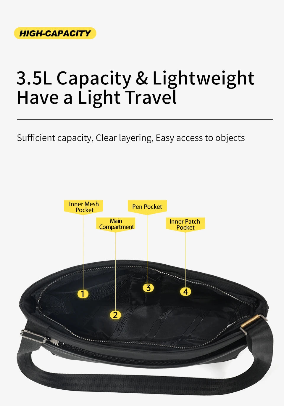 Tigernu Chinese Style Crossbody Bags For Men 9.7inch Tablet Shoulder Bags Mini Light-weight Travel Bags For Men Dragon Series