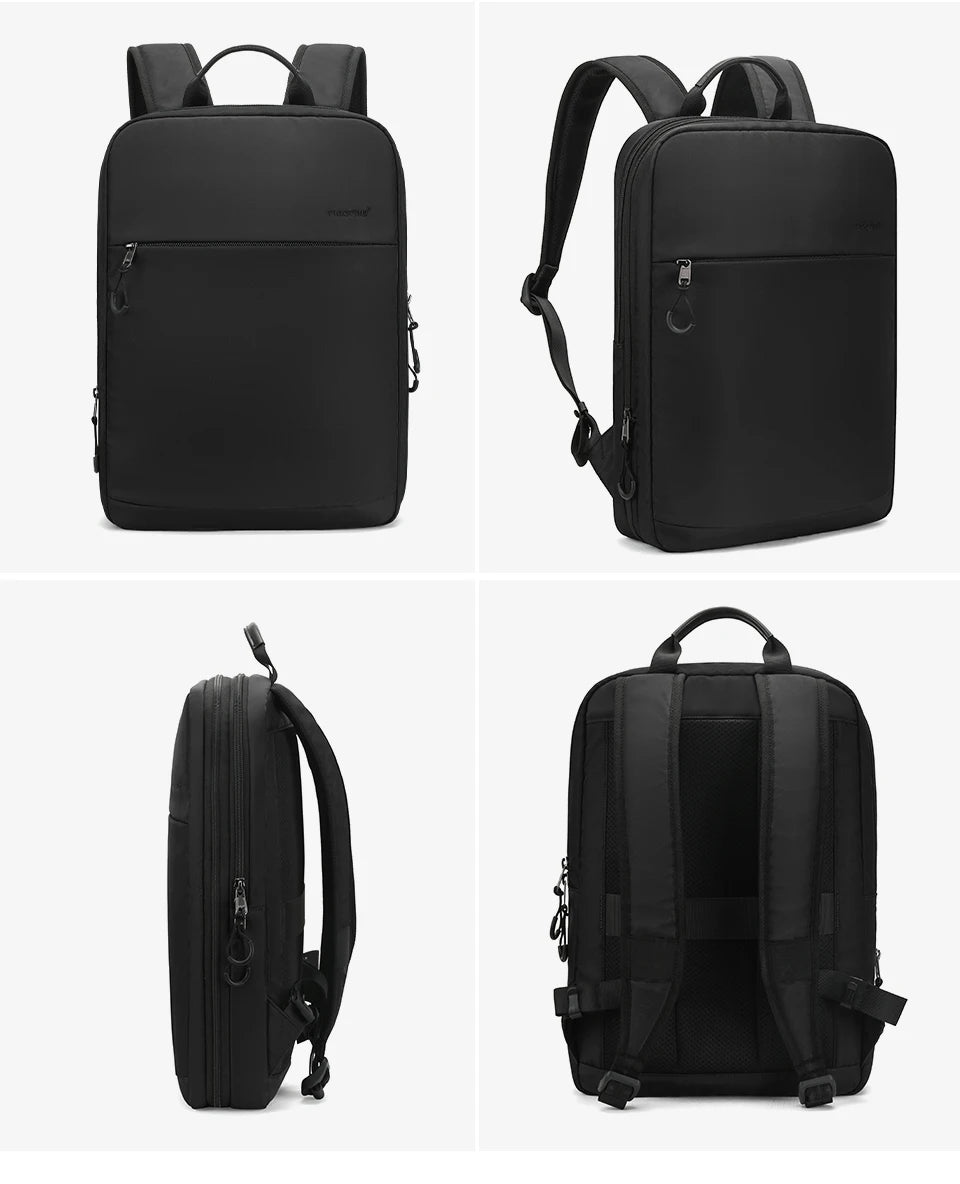 Tigernu Expandable Backpacks For Men 15.6inch Laptop Backpack Bags College Thin Travel Bags Male Lightweight Schoolbag Knapsack