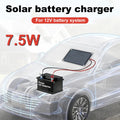 LEAORLD 7.5W 12V MPPT Solar Battery Charger, Solar Panel Maintenance Device, Solar Panel Trickle Charging Kit