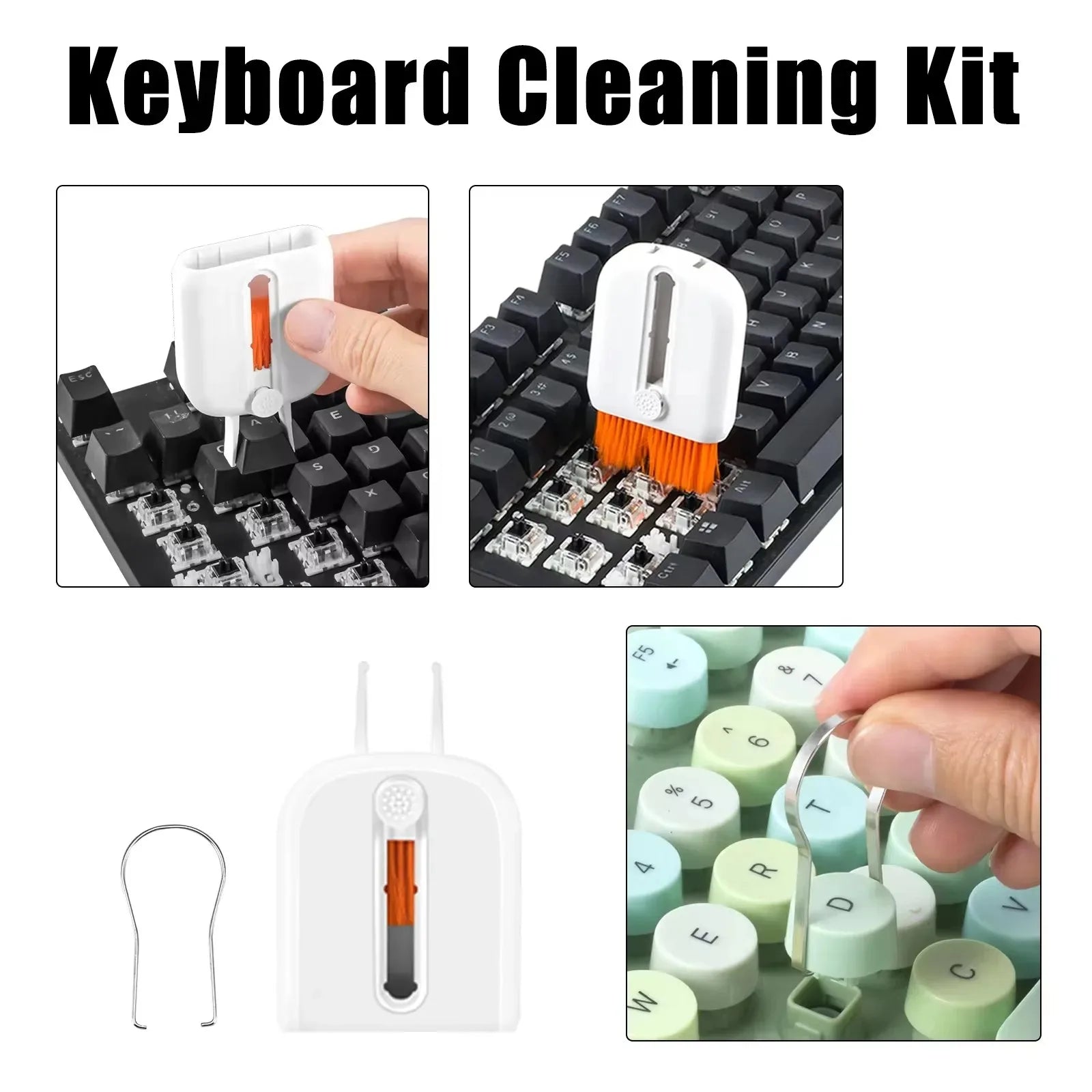 Cleaning brush for iPhone Airpods Phone slot charging port Earphone cleaning stick Laptop keyboard Digital camera lens wipe kit