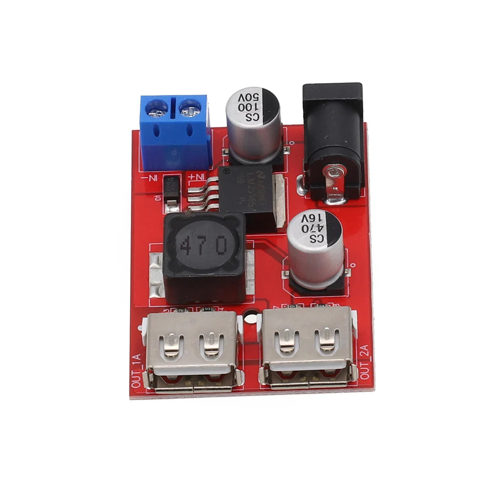 Solar Controller Charger 3A Dual USB Output Module With Automatic Charging Board For 6V-40V DC Solar Panels And USB 5V Devices
