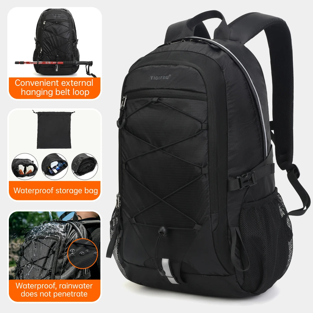 Tigernu Climbing Backpacks Men Outdoor Bag Waterproof Travel Backpack Women Light Sport Backpack Bag For Men Hiking Bag Rucksack