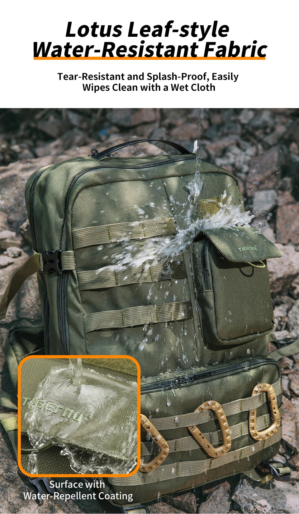 Tigernu Tactical Backpack Men Camping Trekking Fishing Bag Waterproof Rucksacks Travel Hunting Backpacks Outdoor Bags Knapsacks
