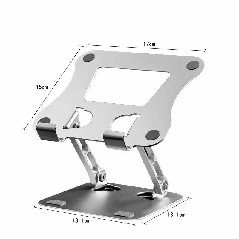 Phone Tablet Stand Adjustable Aluminum Alloy Laptop Tablet up to 17' Laptop Portable Folding Stand Cooling Stand Support