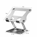 Phone Tablet Stand Adjustable Aluminum Alloy Laptop Tablet up to 17' Laptop Portable Folding Stand Cooling Stand Support
