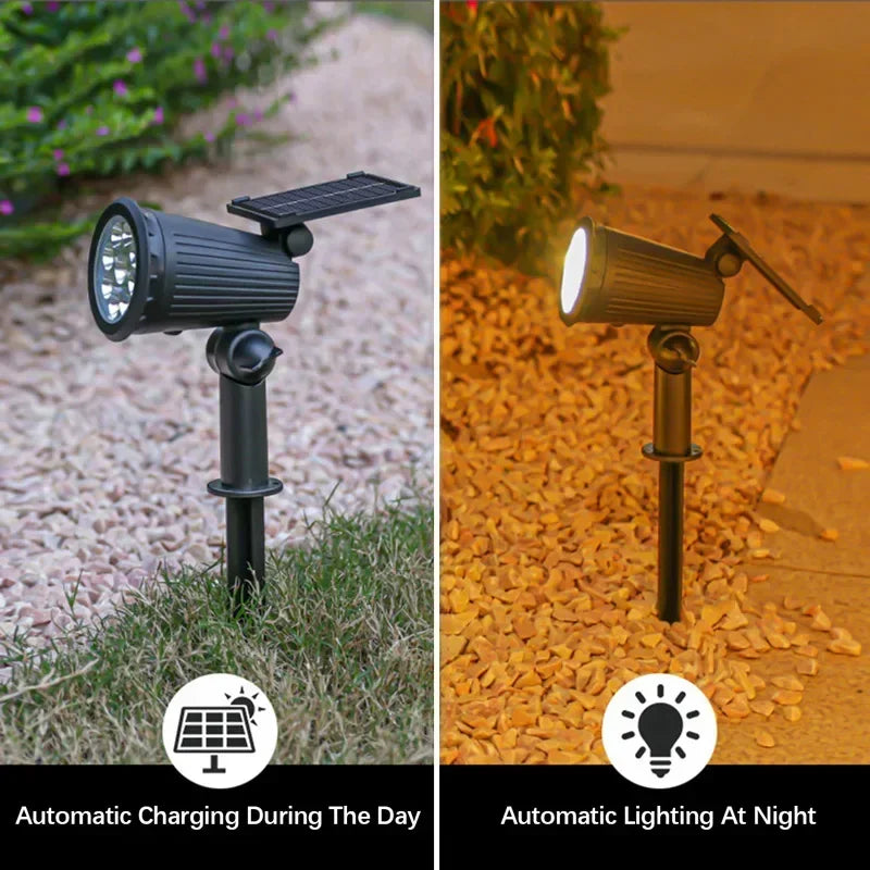 Solar Powered Tree Lighting Outdoor Lights Courtyard Lawn Lights Home Garden Lighting Decorative Landscape Atmosphere Lights