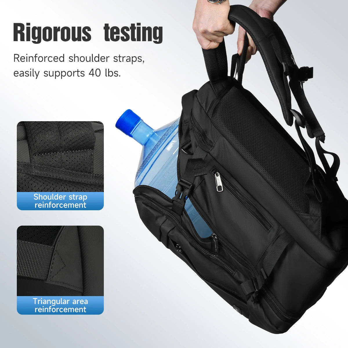 Tigernu Large Capacity Backpacks Men Waterproof Travel Backpacks Hiking Bag Laptop Backpacks For 14 15.6 Rucksack Male Knapsack