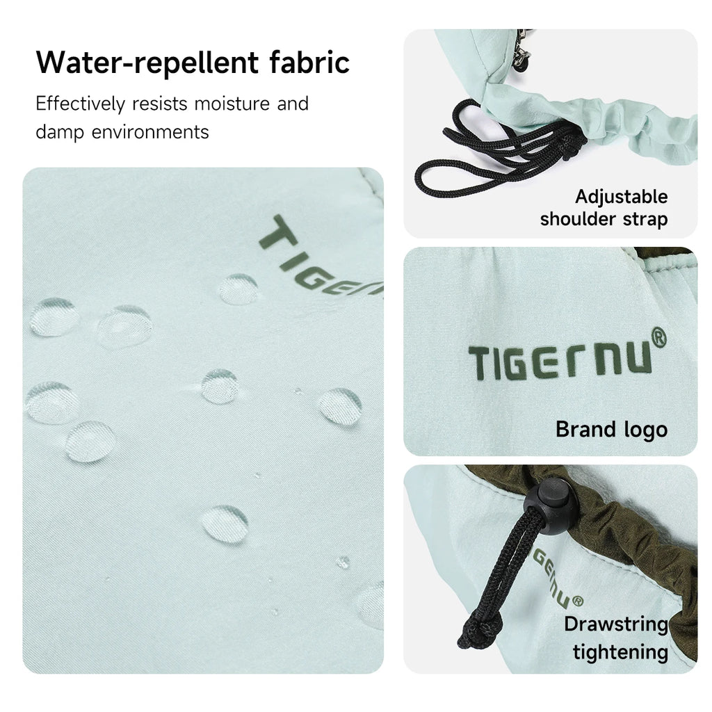 Tigernu Women Bags Fashion Half-Moon Shoulder Bag Female Underarm Bag Light Wrinkled Drawstring Handbag Women Totes Shoulder Bag