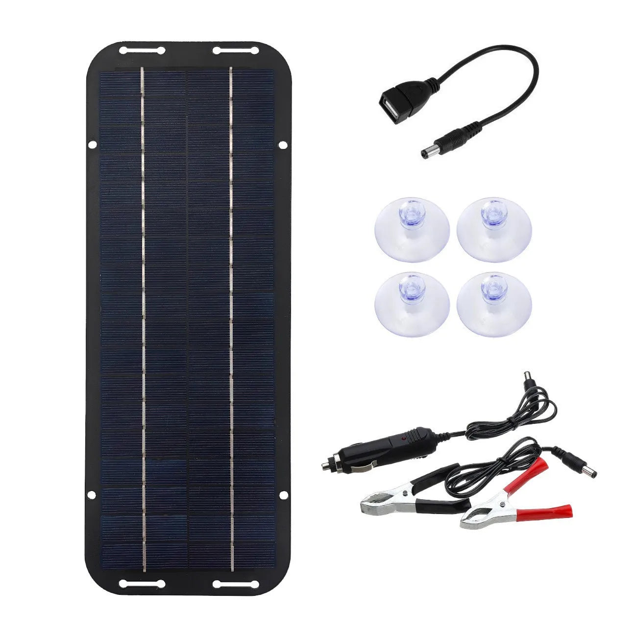 30W Solar Charger System IP65 Car Battery Solar Panel Charging Kit 18V Solar Battery Charger Board For Car RV Boat Motorcycle