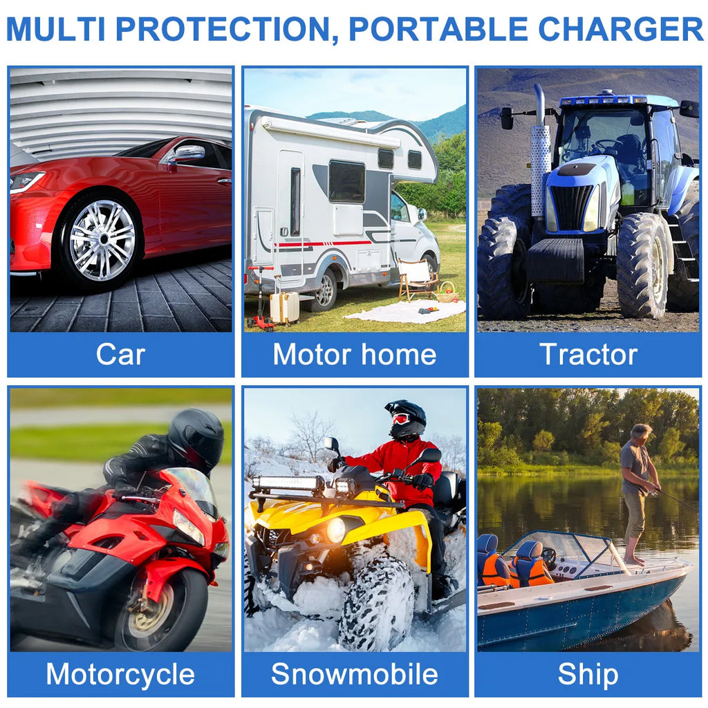 Solar Panel 12v Trickle Charger for Car Battery Solar Battery Maintainer Car Truck Boat RV Motorcycle Marine Trailer Power Bank