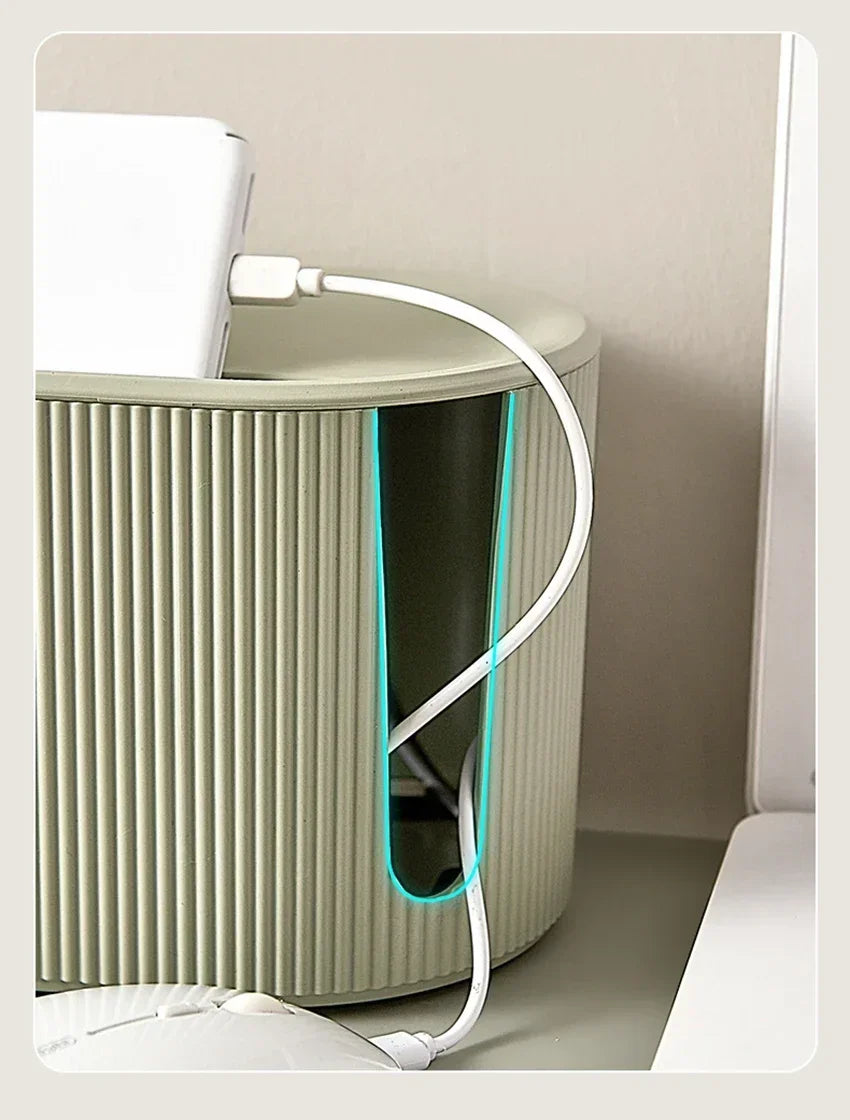 2024 Nordic Plug Board Storage Box Cable Wire Organizer Case Socket Wireless WiFi Router Bracelet Desktop Data Line Holder Shelf