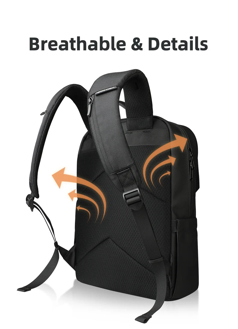 HK Vintage Flap Backpack for Men Waterproof 15.6 inch Laptop Backpack Casual College School Computer Bag Travel Backpack Daypack