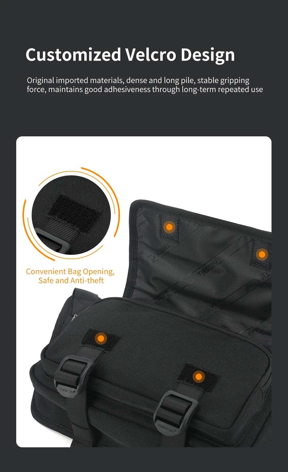 Tigernu Men Chest Bags Outdoor Messenger Bags For Men Hunting Carry Pack Sling Bag Male Hiking Shoulder Bag Waist Bag Crossbody