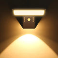 Solar Security Lights Solar Flood Lights Outdoor Waterproof with Motion Sensor 4 Modes 90 LEDs Wall Lights for Porch Yard Garden