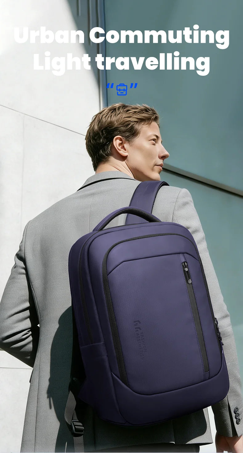 HK Travel Backpack for Men Airline Approved 17” Laptop Business Backpack Large Capacity Rucksack With USB Port Computer Backpack