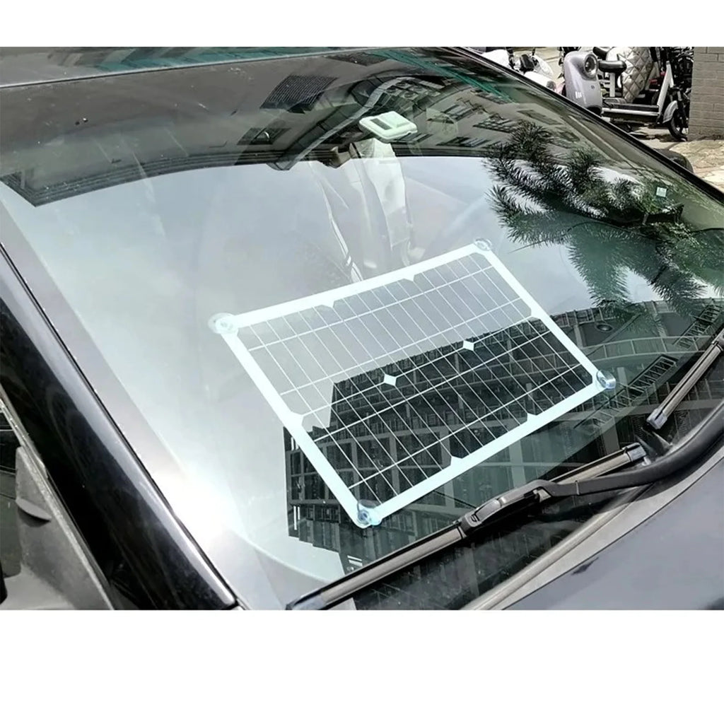 POLESTAR 10W Car Solar Charger with Built-in OBD Cable – Plug-and-Play for Easy 12V Battery Charging