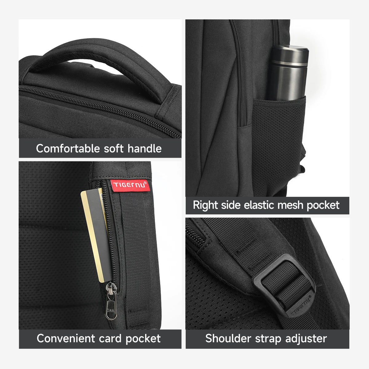 Tigernu Clearance Bags Men Backpack Anti-theft USB Charging 15.6 Laptop Bag Mochilas Feminine Male Bagpack Notebook Schoolbag