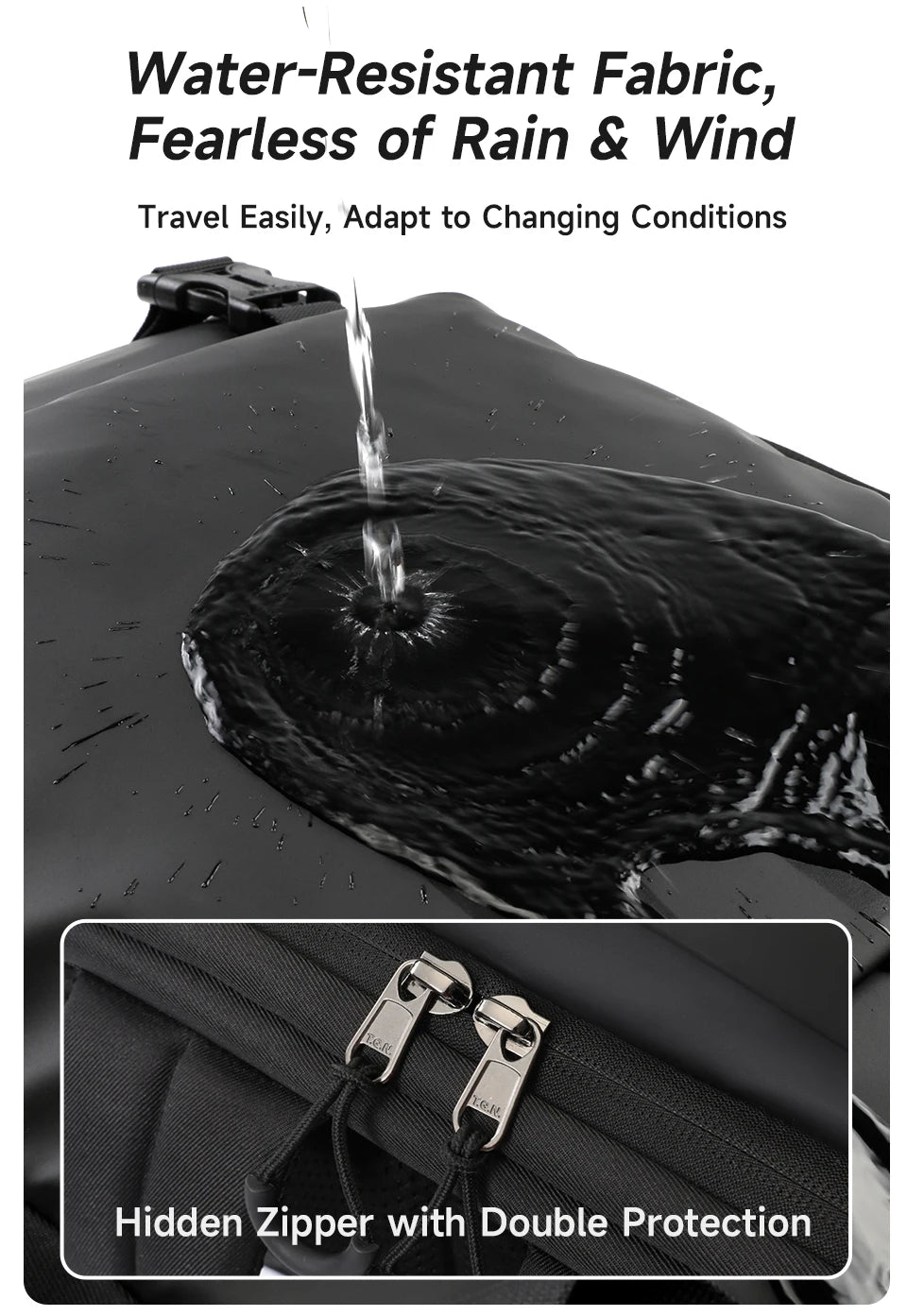 Tigernu Fashion School Backpacks Men TPU Waterproof Backpack Bags Commuting Business Backpacks Male Schoolbag Travel Cabin Bags