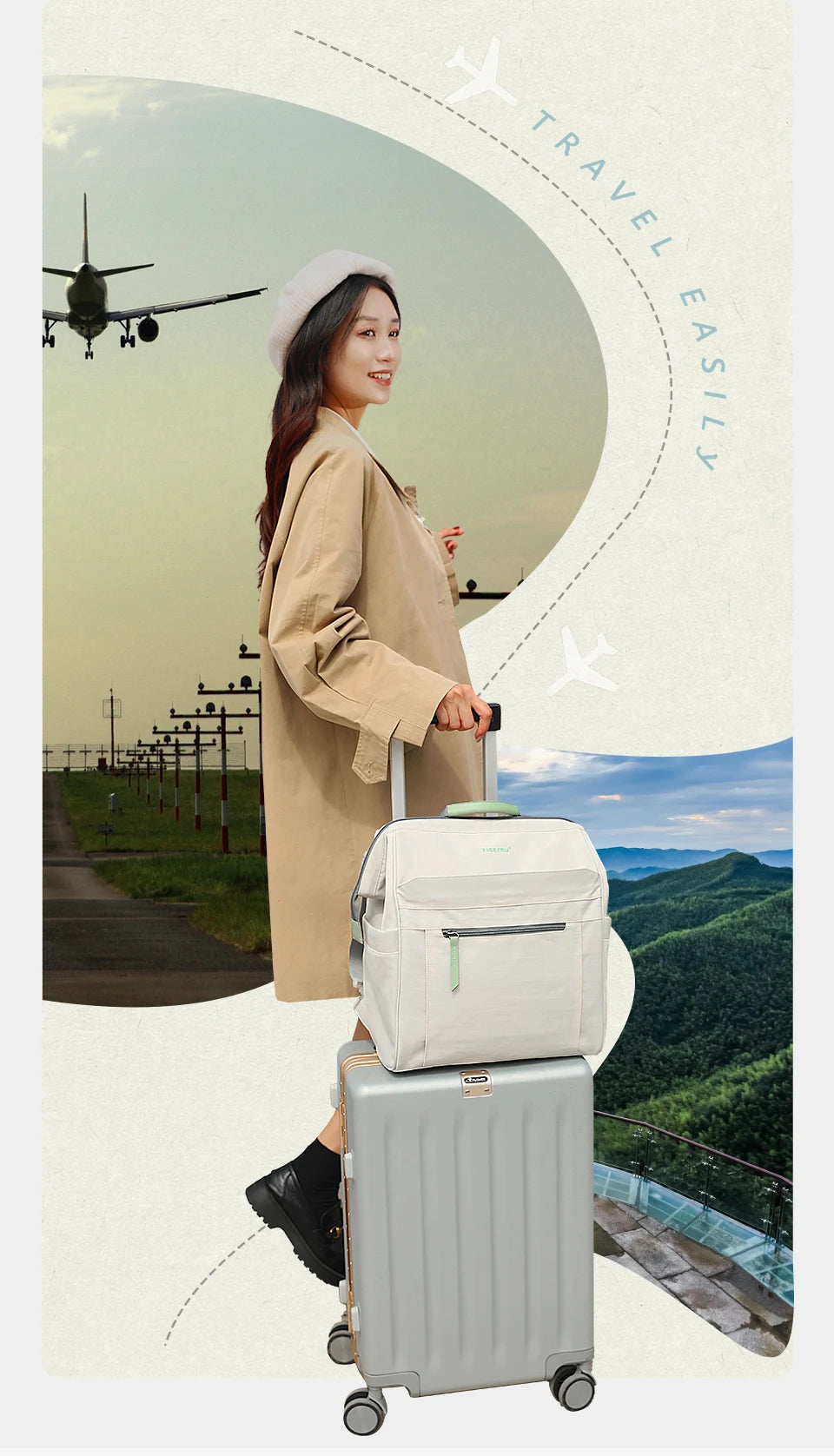 Tigernu Women Backpacks 14inch Laptop Backpacks For Women Waterproof Travel Backpacks Female School Backpack For Girls Knapsack
