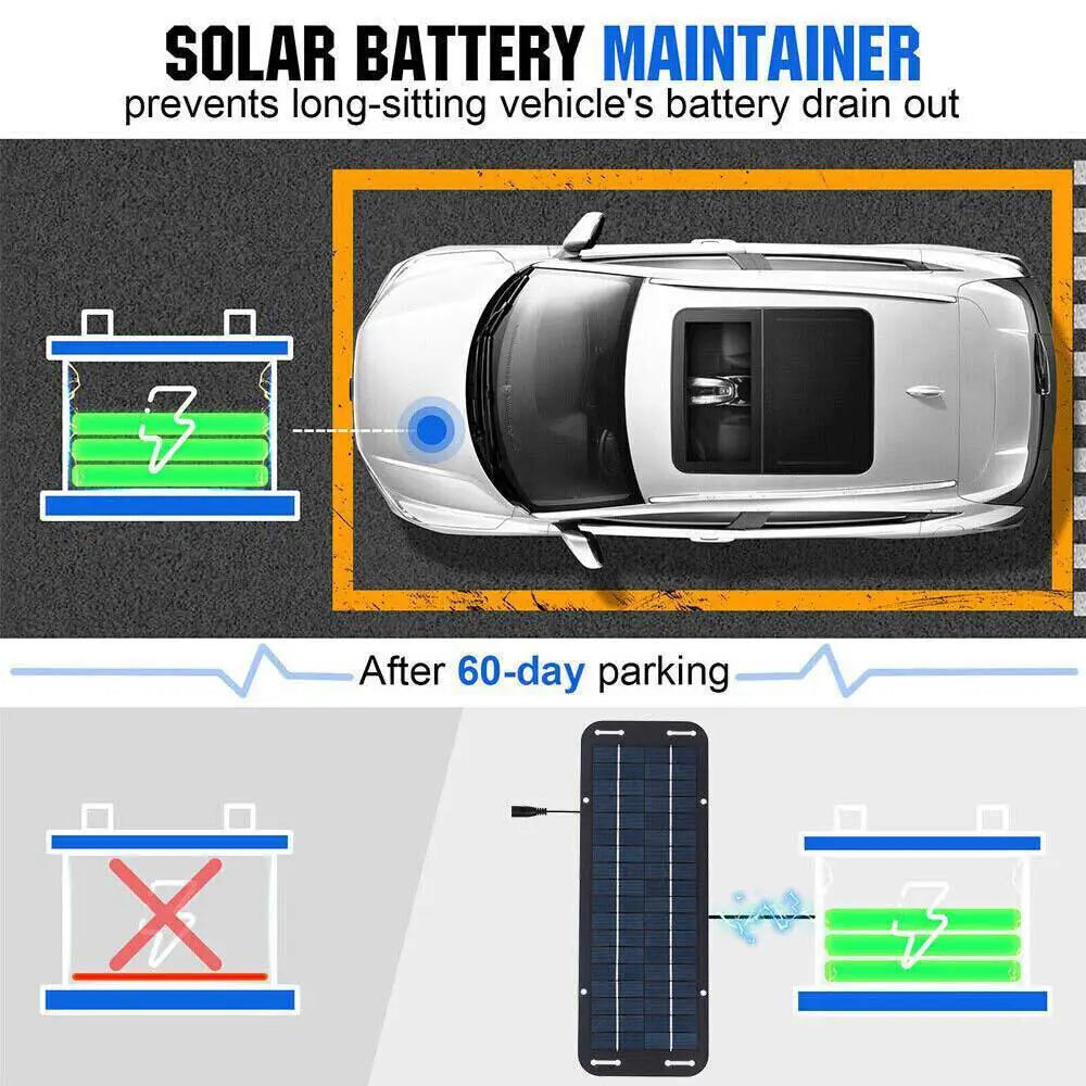 30W Solar Charger System IP65 Car Battery Solar Panel Charging Kit 18V Solar Battery Charger Board For Car RV Boat Motorcycle