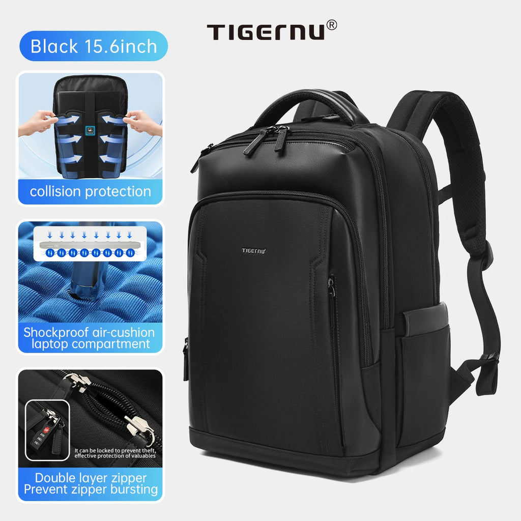 Tigernu Travel Backpacks for Men 14 15.6 17inch Laptop Backpacks Business Backpack Bags for Travel Knapsack Schoolbag