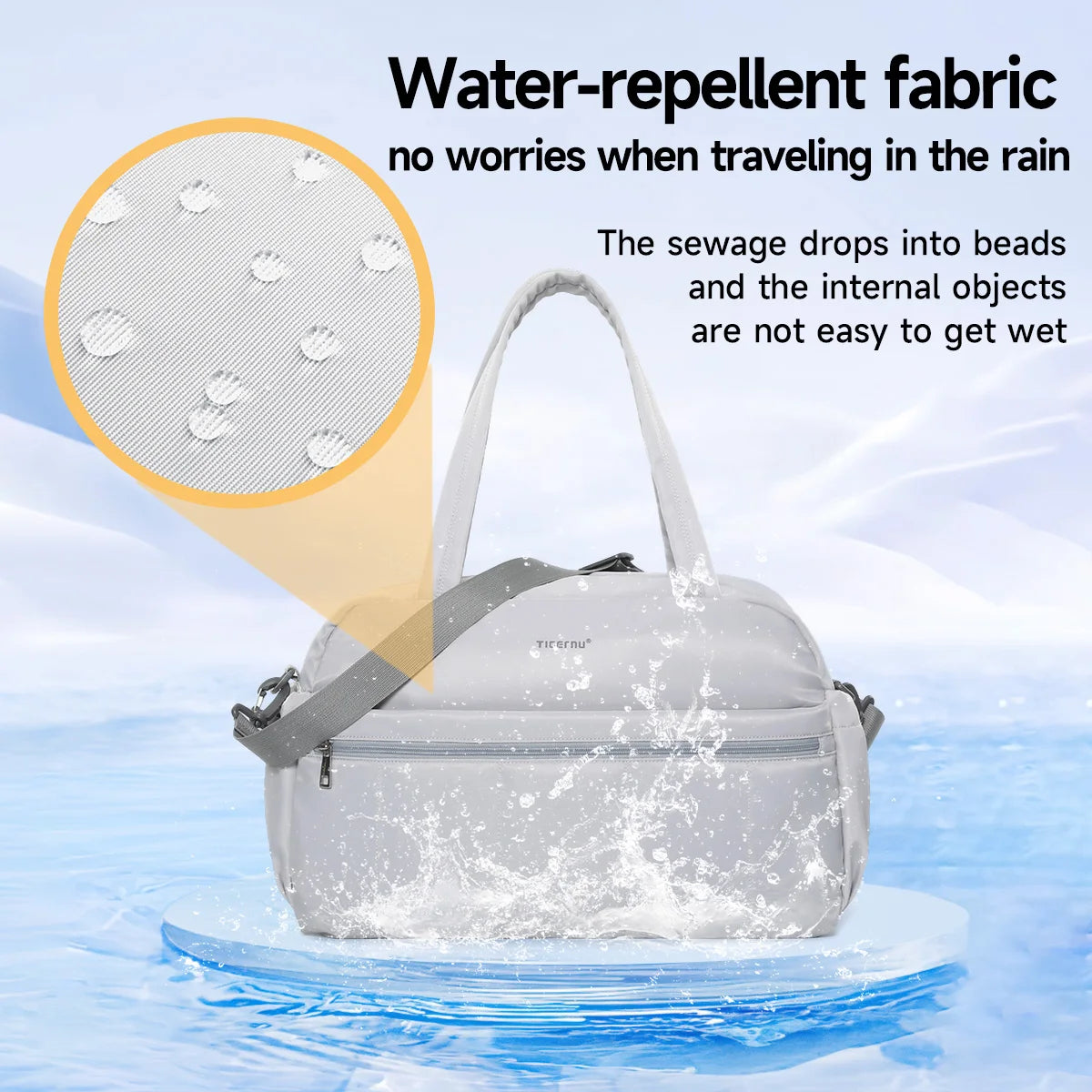 Tigernu Women Tote Bags Large Capacity Handbag Female Bags Lightweight Travel Duffle Bag Large Capacity Storage Luggage Handbag