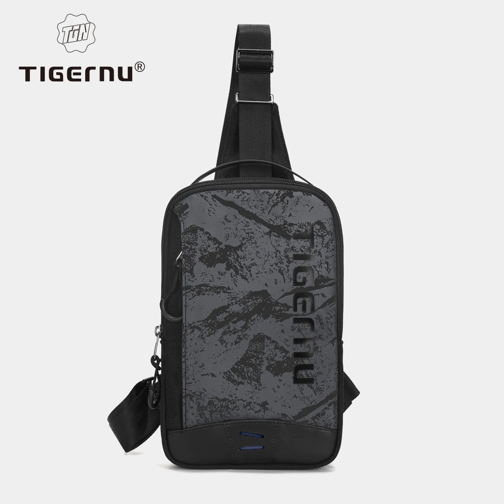 Tigernu Chestbag For Men 9.7inch Ipad Bags Casual Shoulder Bag Male Crossbody Bag Sling Bag For Boy Mini Bolsa Escolar Chest Bag