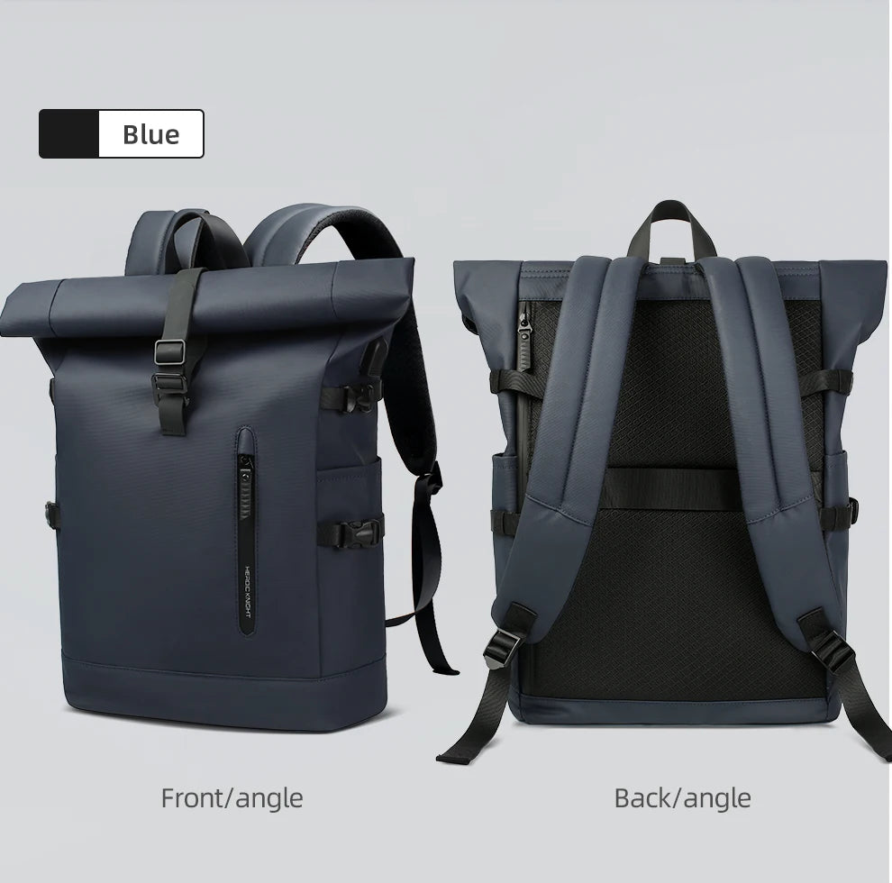 HK Large 15.6 Inch Laptop Backpack Men Anti-Theft Travel Backpack for Business University Bicycle School Backpack With USB Port