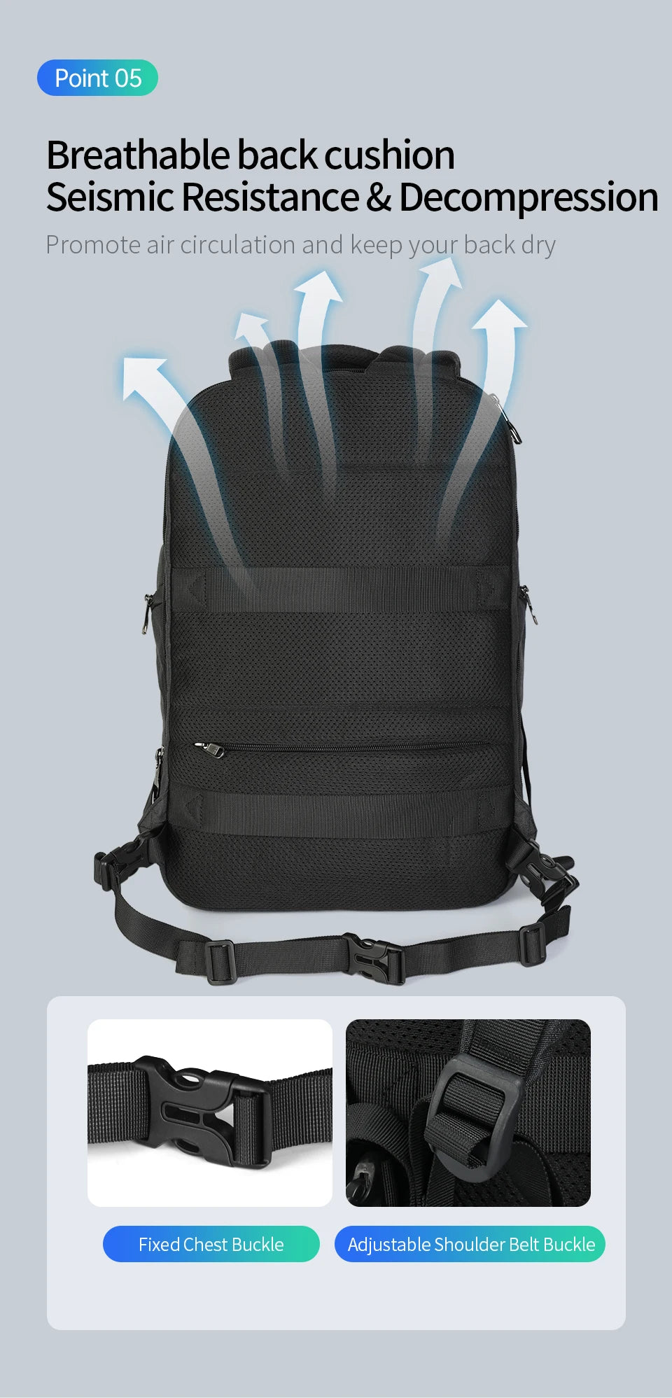 Tigernu Anti Theft Men Backpacks USB Charger Mochila 15.6inch Laptop Backpack Travel Backpacks Casual College Schoolbag Knapsack