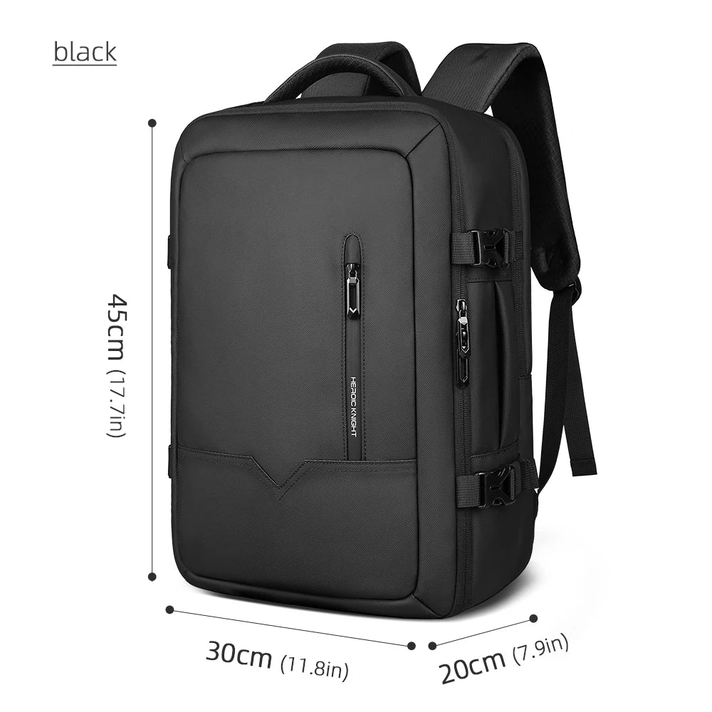 HK Travel Boarding Backpack Multifunctional 17 inch Laptop Bag Large Capacity Business Backpack Leisure Computer Bag Short Trip