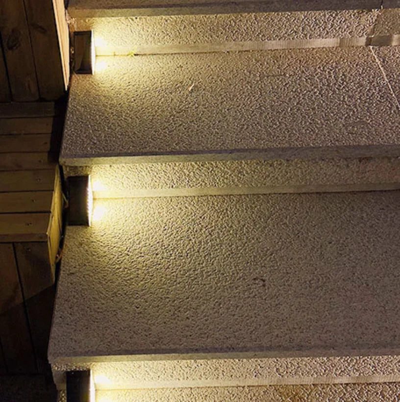 Solar powered step lights, floor lights, courtyard garden paths, porch terraces, decoration
