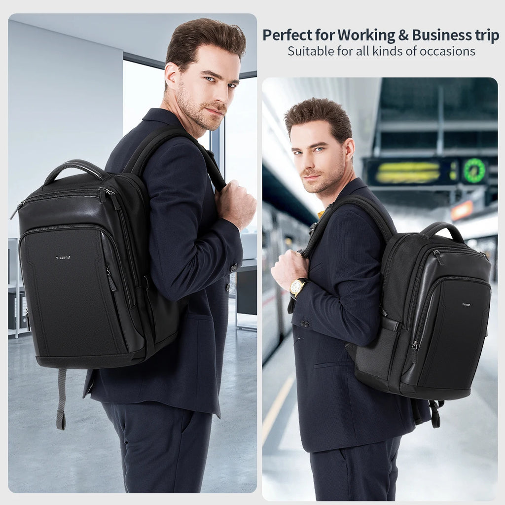 Tigernu Travel Backpacks for Men 14 15.6 17inch Laptop Backpacks Business Backpack Bags for Travel Knapsack Schoolbag