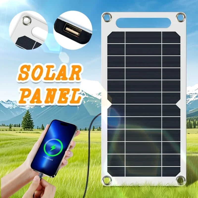 5W 10W 30W MINI 60W Solar panel USB 5V portable solar charger, suitable for mobile phones, outdoor use, powered by solar energy