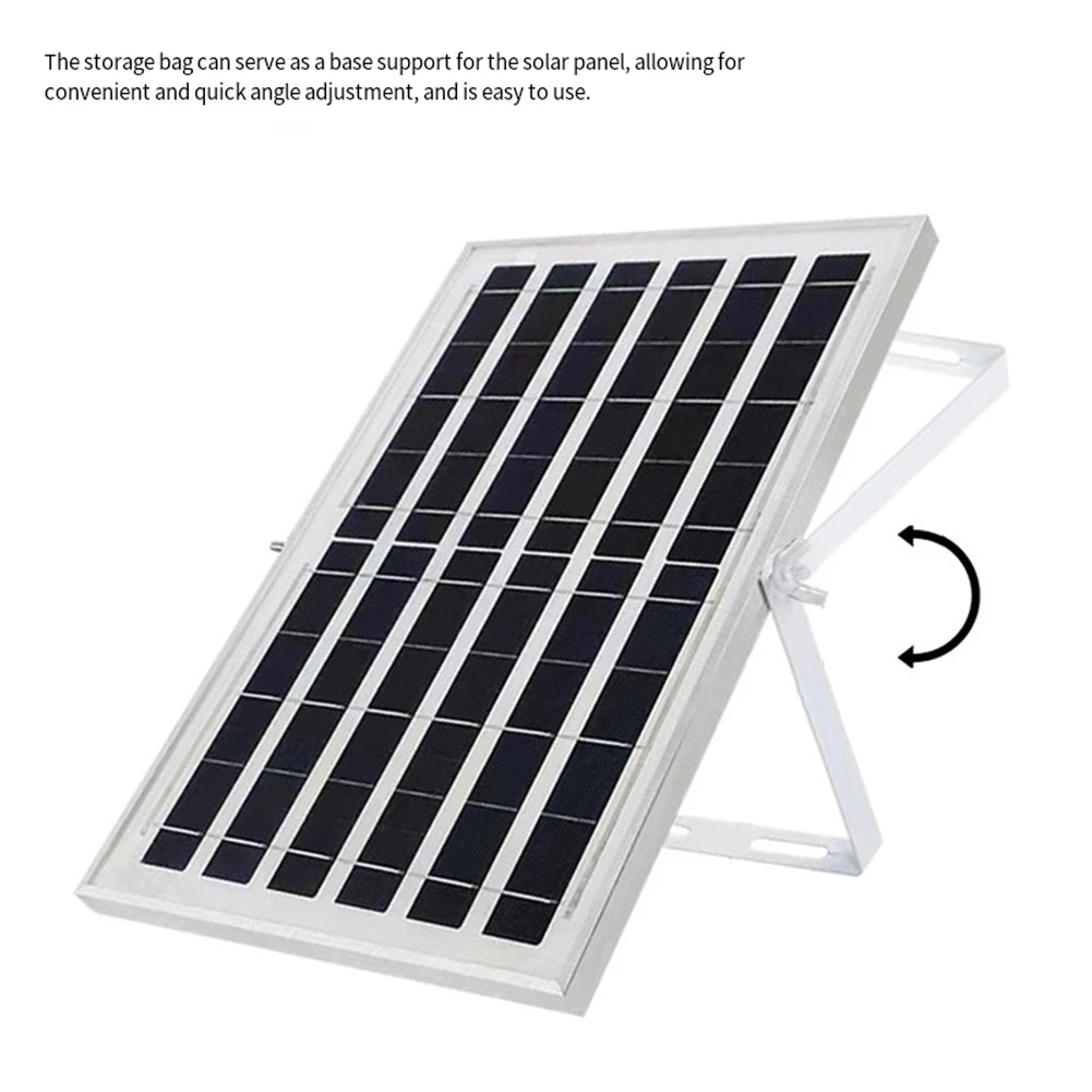 4 USB Ports Charger 4 USB Ports Solar Battery Charger Compact Form Factor Efficient Energy Conversion Fast Solar Absorption
