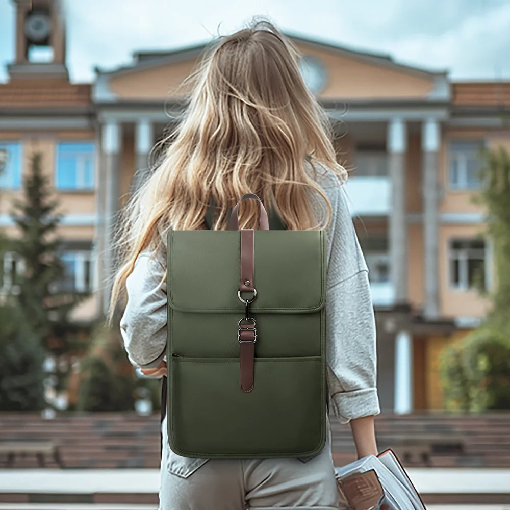 HK New Women's Backpack Waterproof College Laptop Backpack Large Fashion School Bag For Teenagers Girls Travel Weekend Mochilas