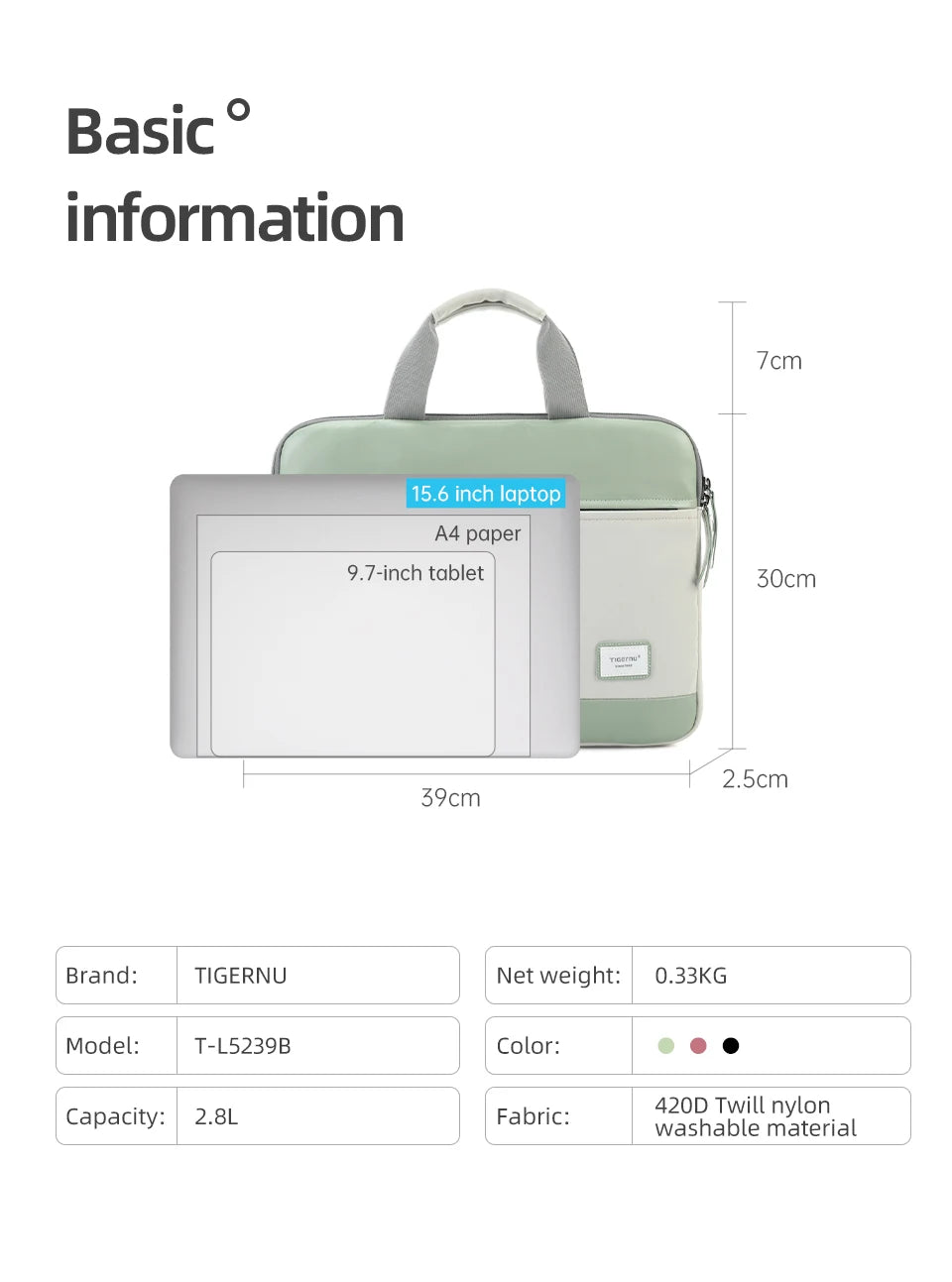 Tigernu Women Briefcase Bags For Men 14 15.6inch Laptop Bag Folder For Documents Bags For Women Female Handbag Suitcase Business