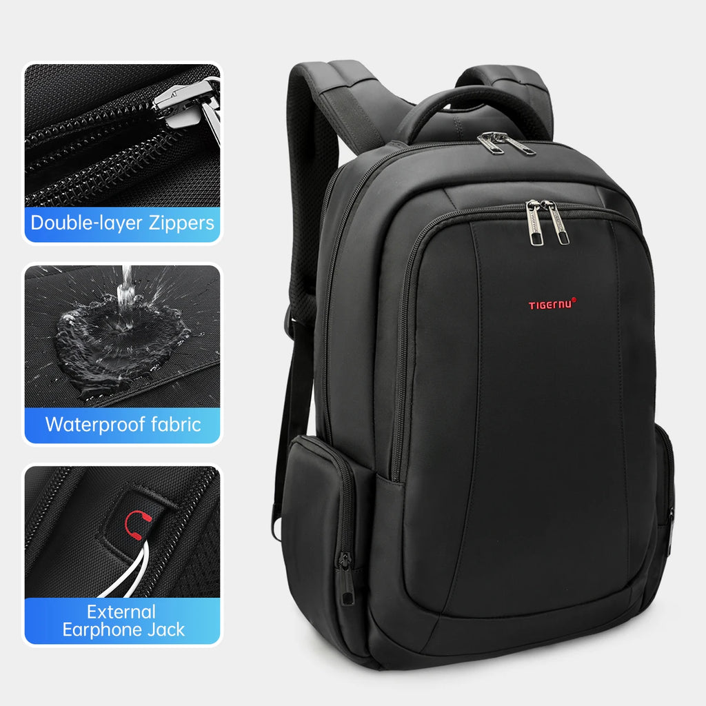 Tigernu Travel Backpacks Vacuum Backpack 14 15.6 17.3inch Laptop Backpack For School Backpack Men Schoolbag Compression Backpack