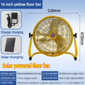 Solar charging fan outdoor fishing camping desktop floor fan mobile portable industrial commercial powerful fan