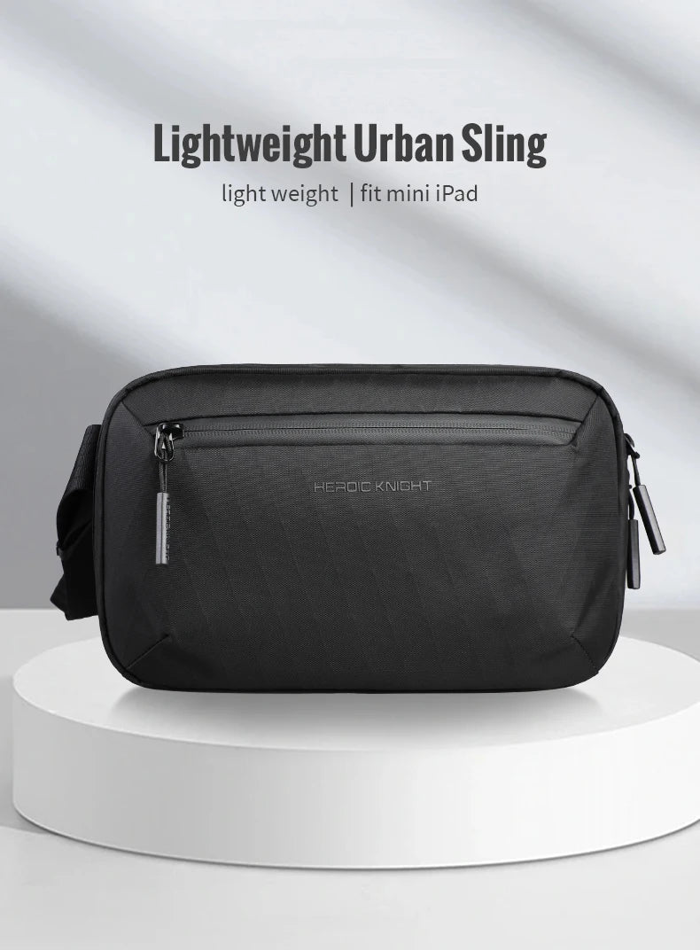 HK Ultra-light Crossbody Sling Bag Man Waterproof X-Pac Fabric Men's Shoulder Bag Outdoor Travel Phone Pouch for Hiking Trekking
